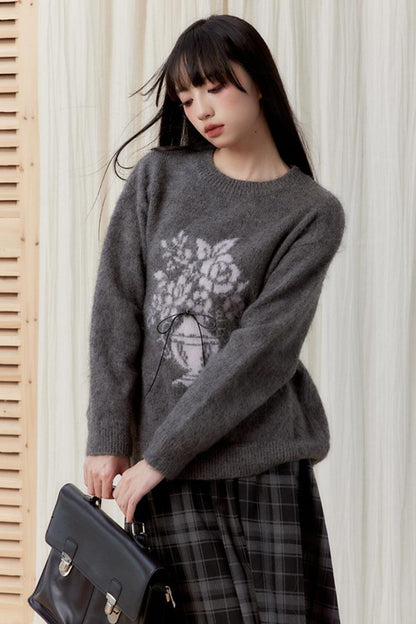 Retro Lazy Style Pullover Top