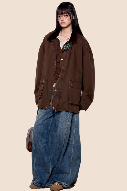 Vintage Cargo Lapel Jacket