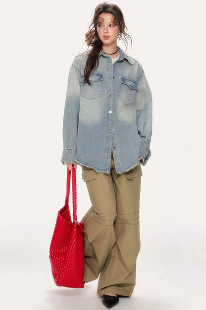 Vintage Diamond Denim Jacket