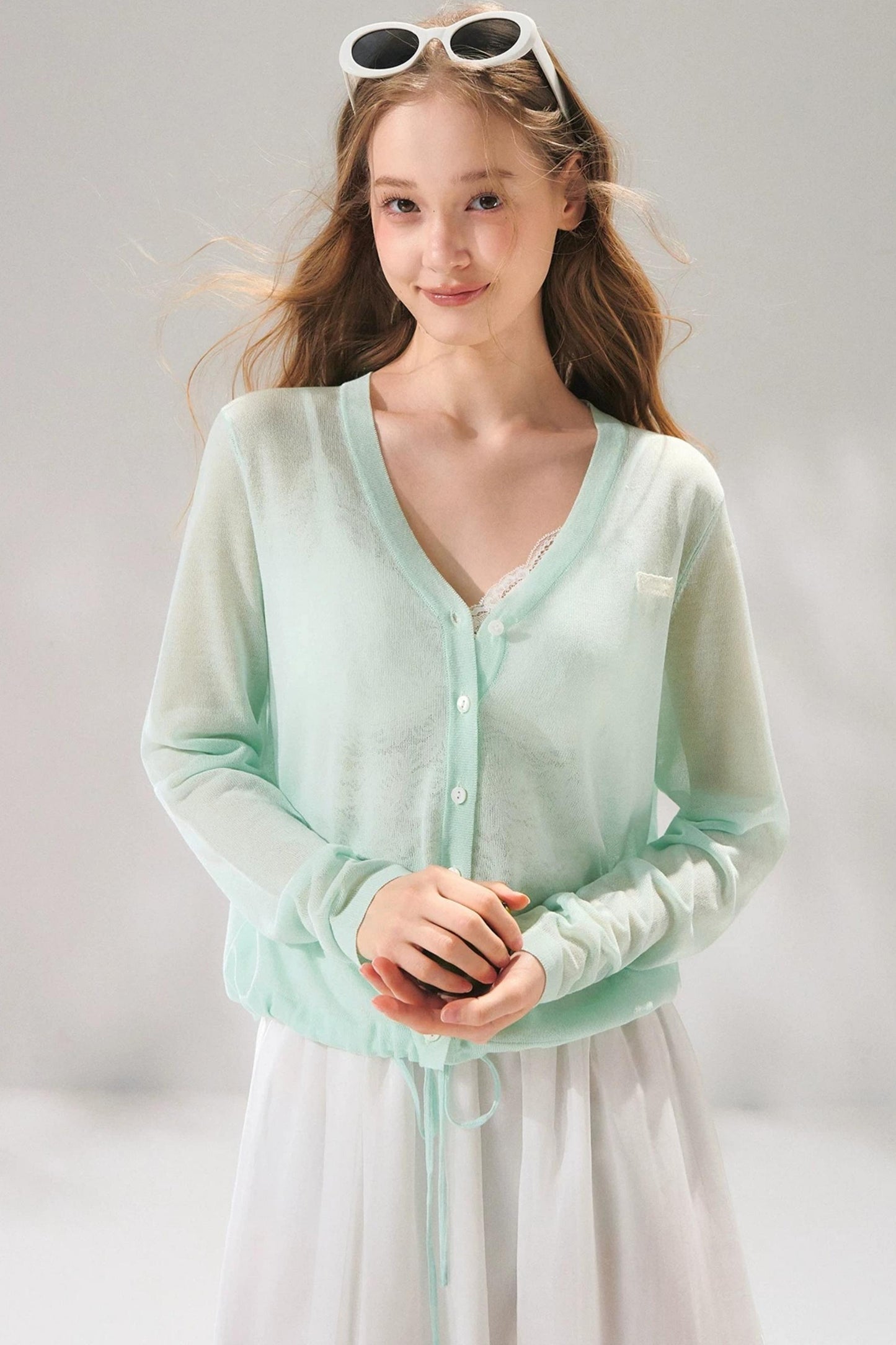 Ice Silk Sun Protection Cardigan Top