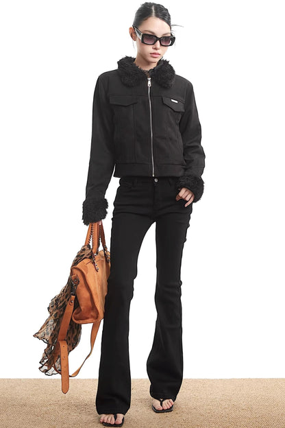 Autumn Black Elegant Jacket