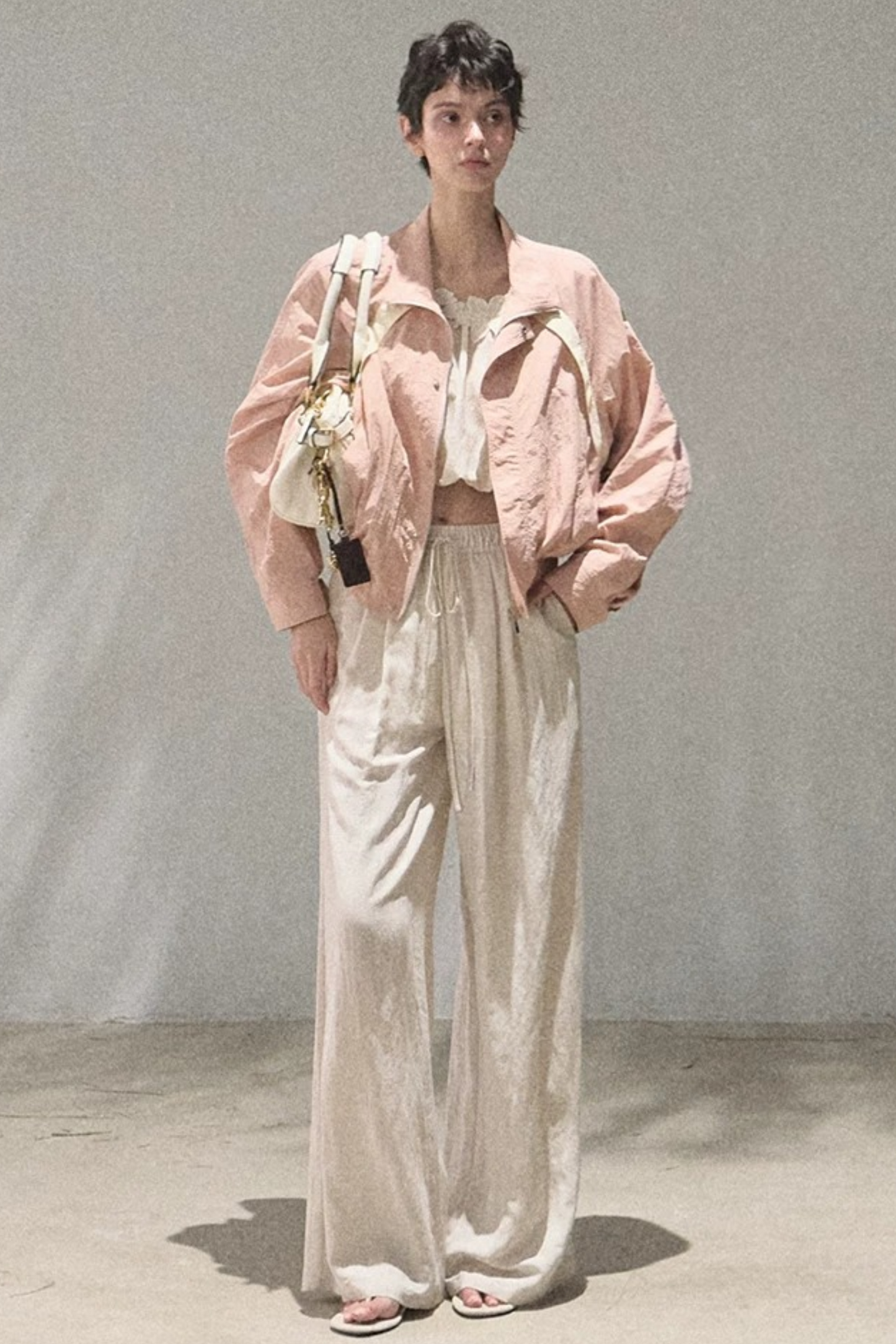 Lyocell-Leinen-Set aus Camisole und Hose