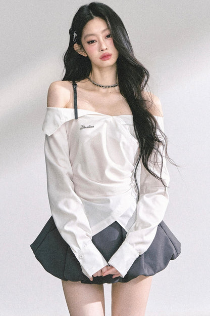 London One-Shoulder Shirt