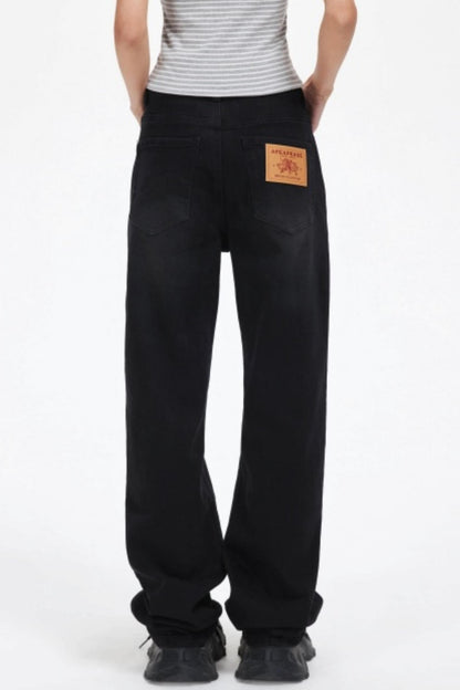 Simple Slimming Straight-Leg Pants