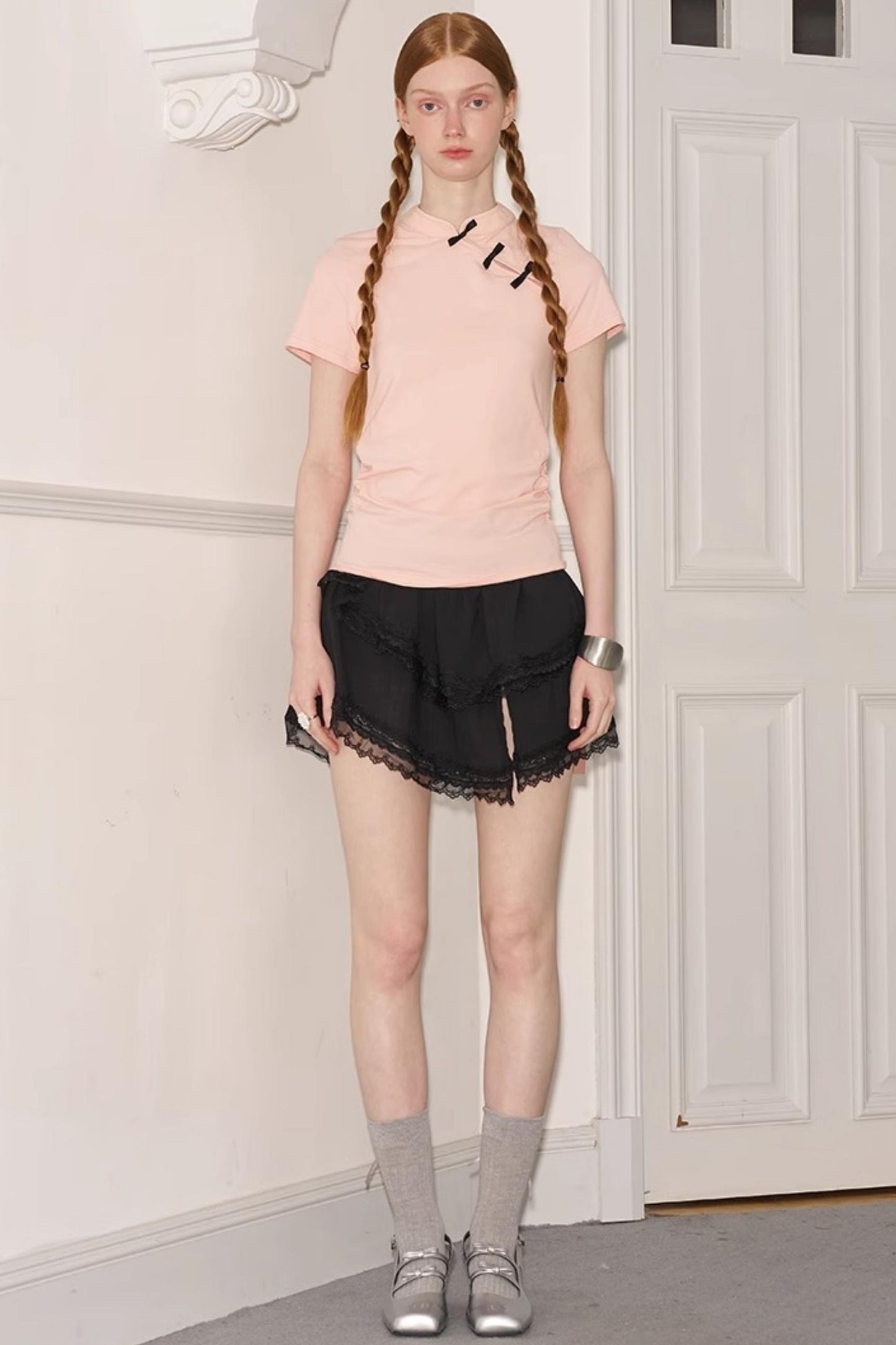 Slim Fit Colorblock Top