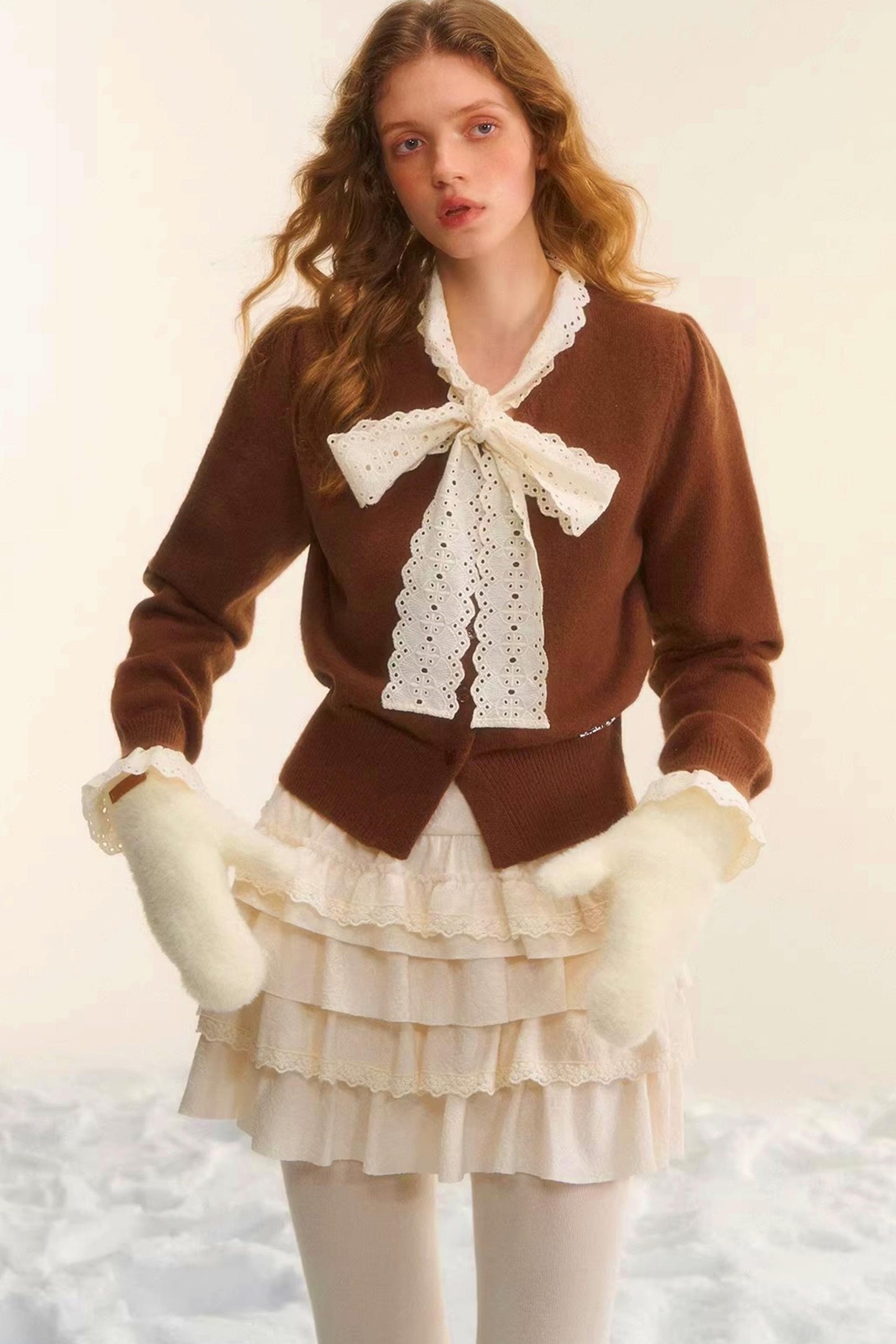 French Lace Retro Skirt