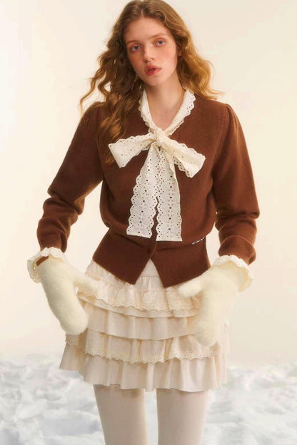 French Lace Retro Skirt