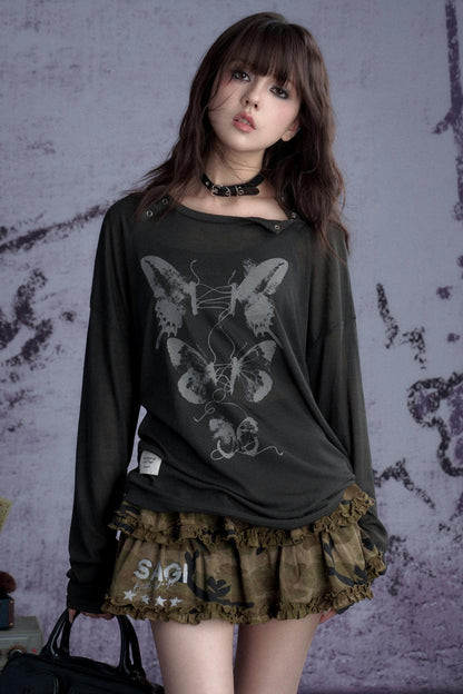 Fighting Spirit Butterfly Top