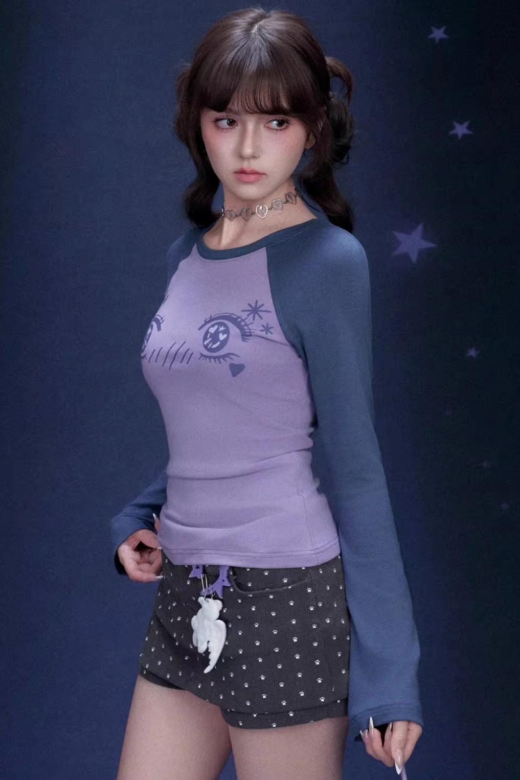 Comic Eye Raglan T-Shirt