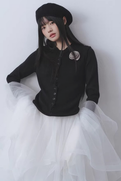 Retro Floral Cardigan