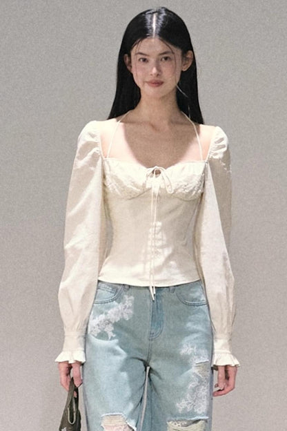 Ripe Grapes Lace Camisole Top