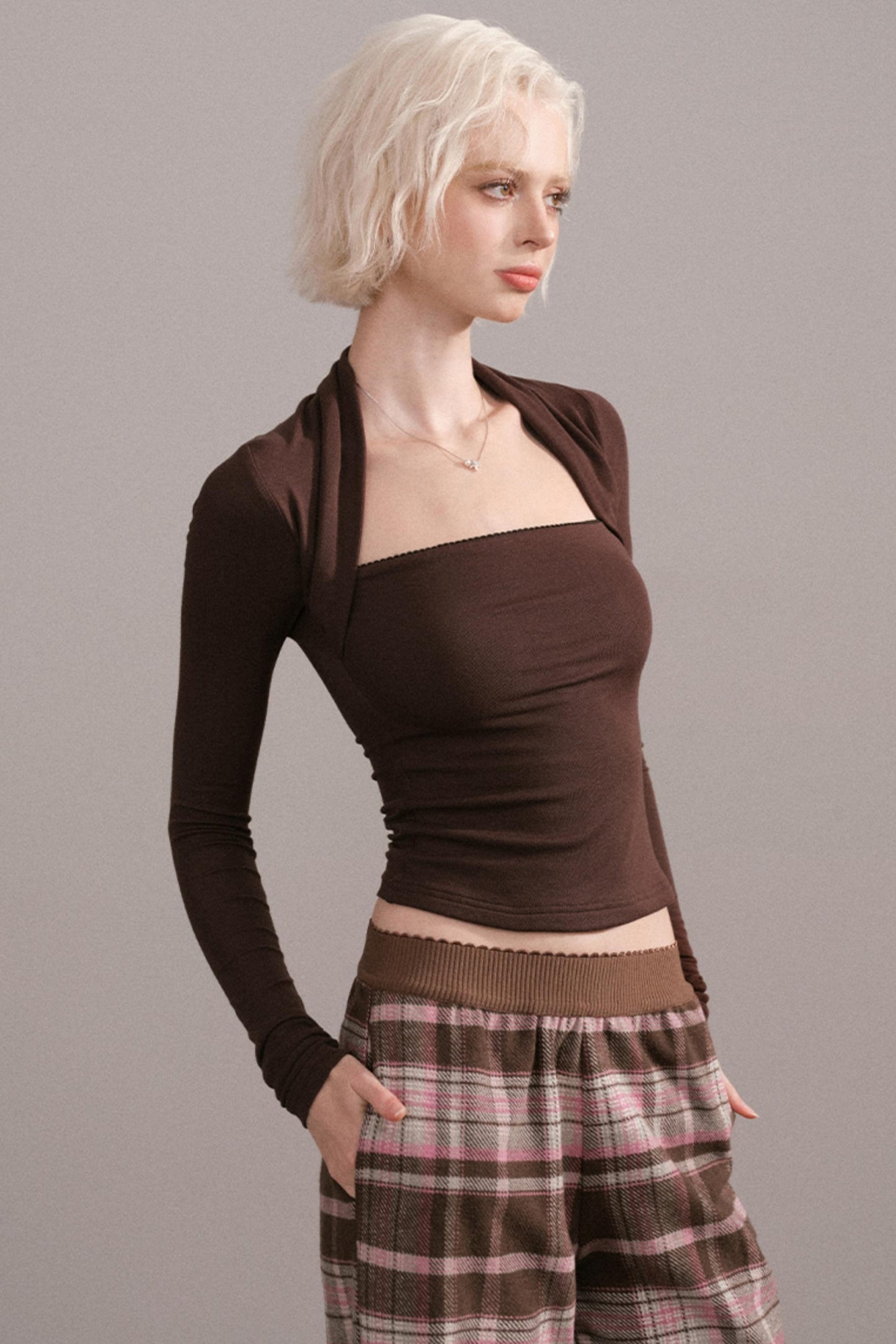 Modal Two-Piece Layered Top