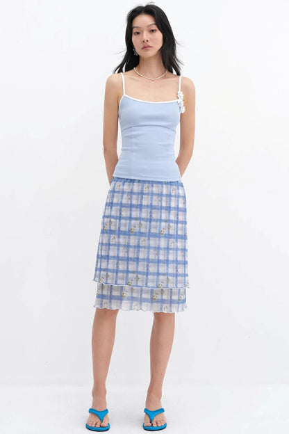 Sequin Wrap Camisole