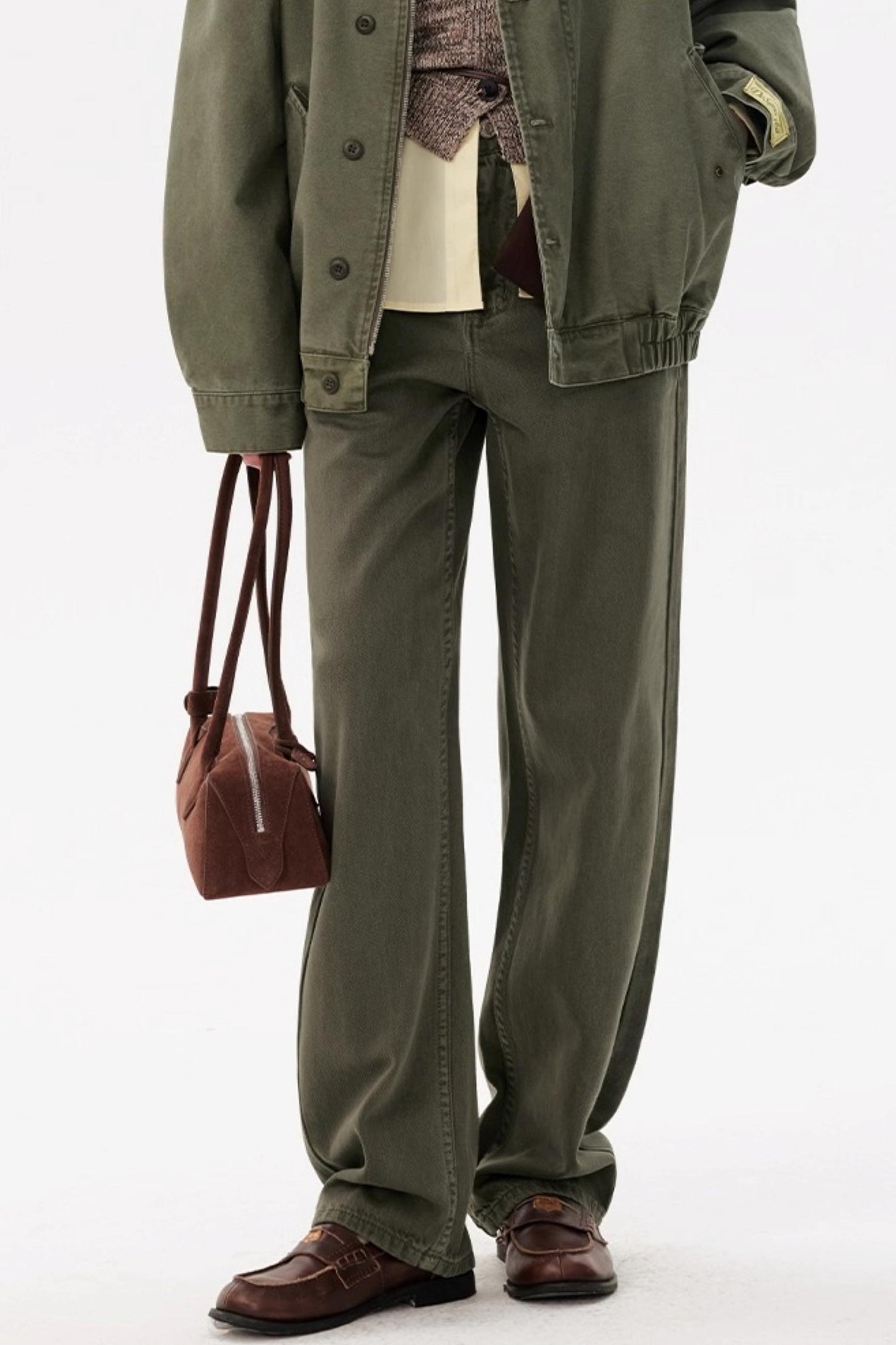 Tencel Cotton Cargo Jeans