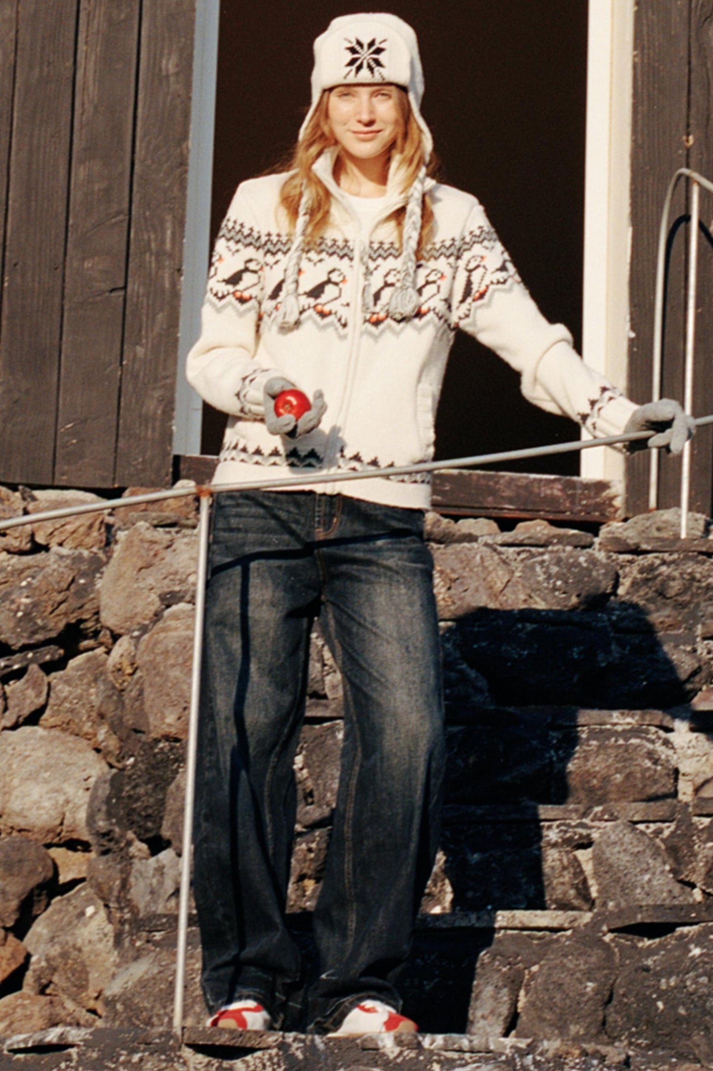 Isle Apricot Wool Sweater