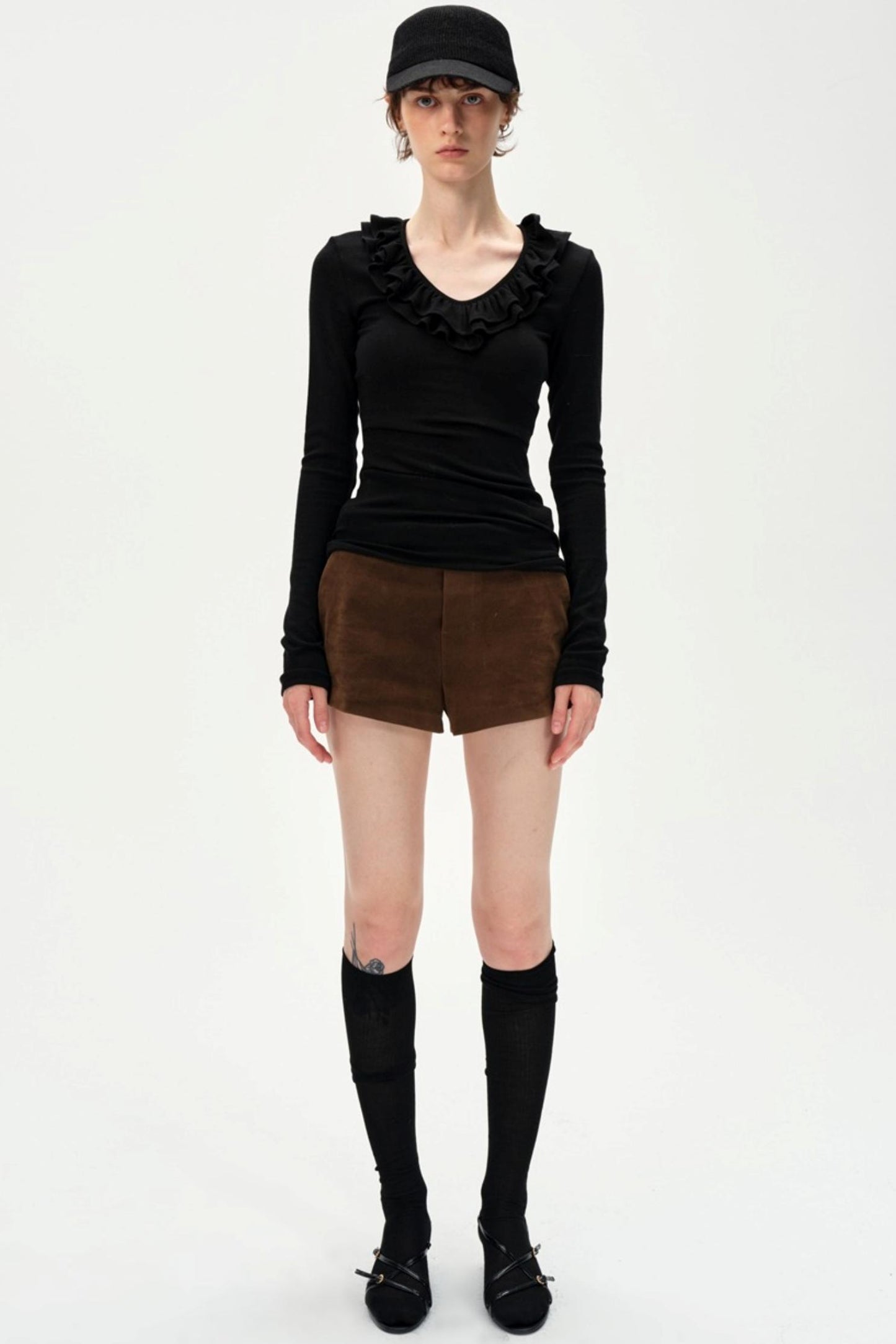 Lace V-Neck Slimming Top