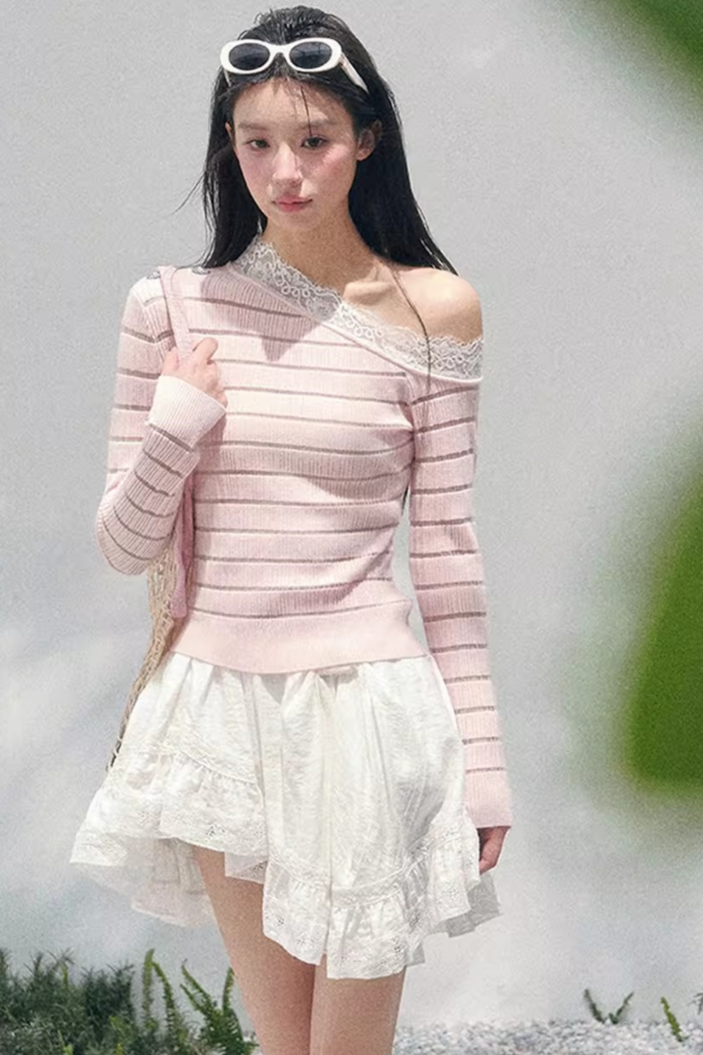 Ripples of Moonlight Lace Skirt