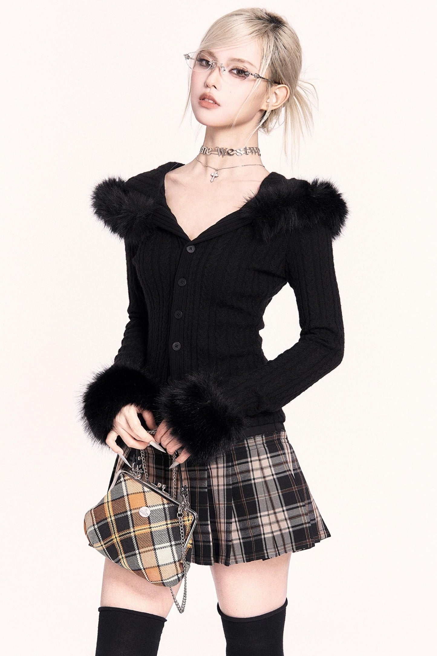 Japanese Plaid Pleated Skirt