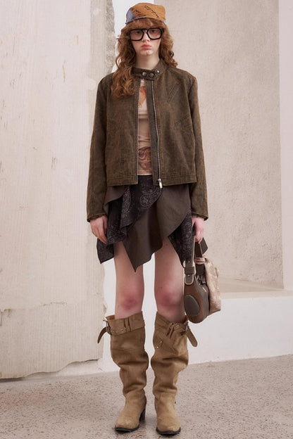 Leopard Flight Jacket