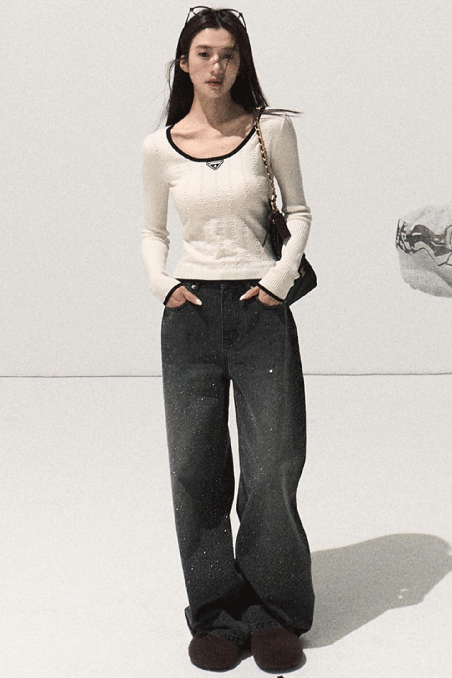 Wool Slim-Fitting Knitwear Sweater