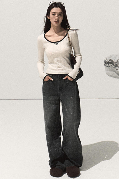 Wool Slim-Fitting Knitwear Sweater