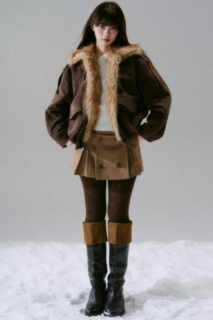 Plush Suede Bud Coat