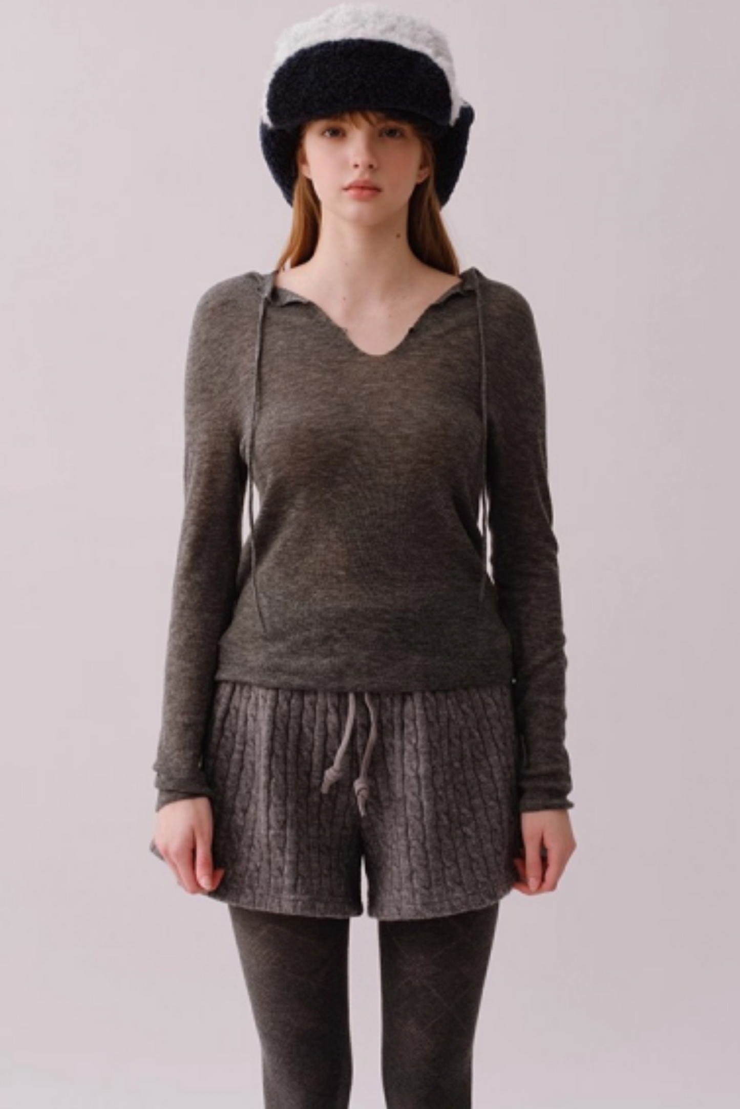 Knitted Twist Winter Skirt Pants