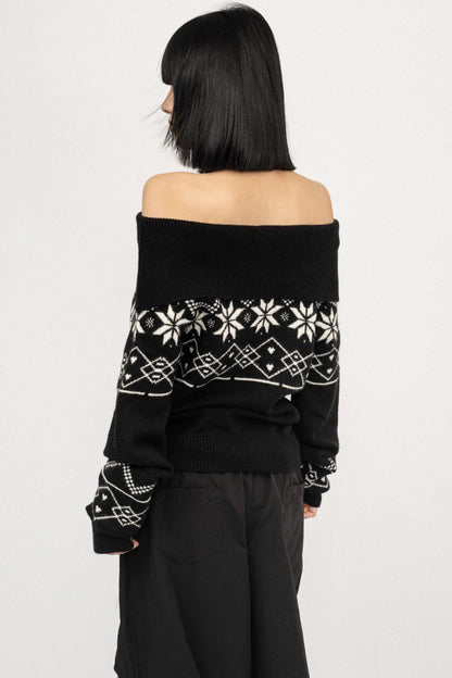 Lazy Spice Jacquard Sweater