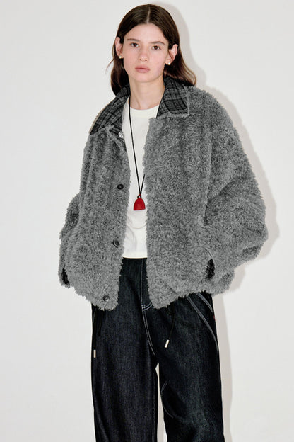 Winter Woolen Drawstring Jacket