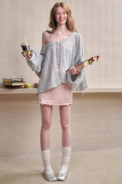 리버뱅크 모헤어 울 스웨터