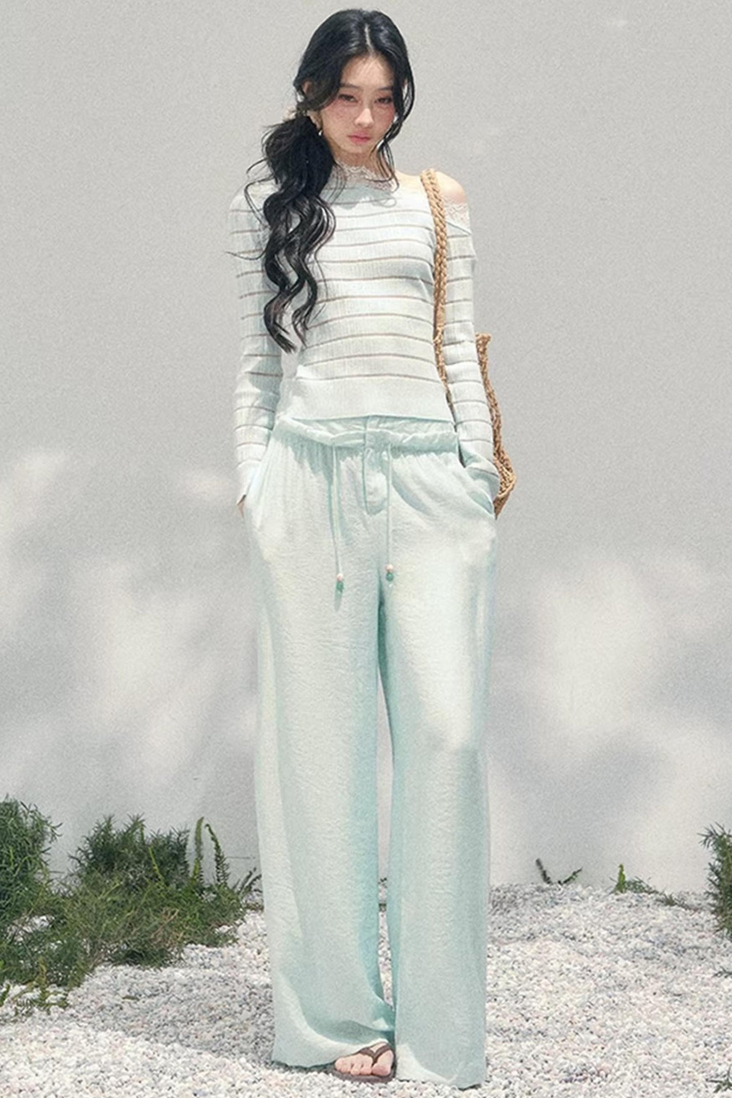 Gentle Glance Knitted Lace Top