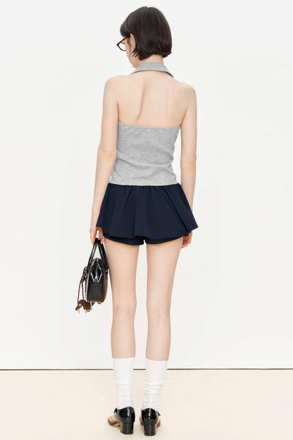 Gray Slim Fit Tank Top