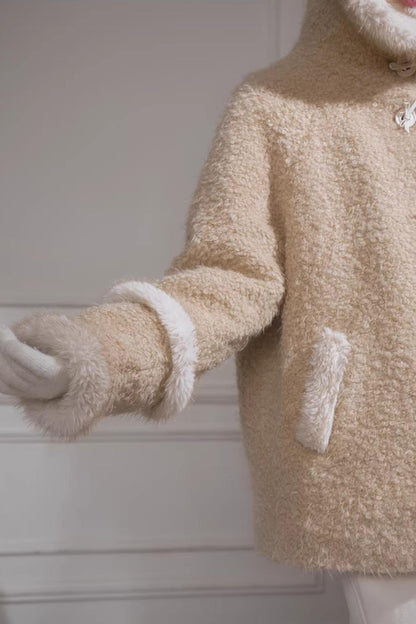 California Sunset Wool Hooded Coat