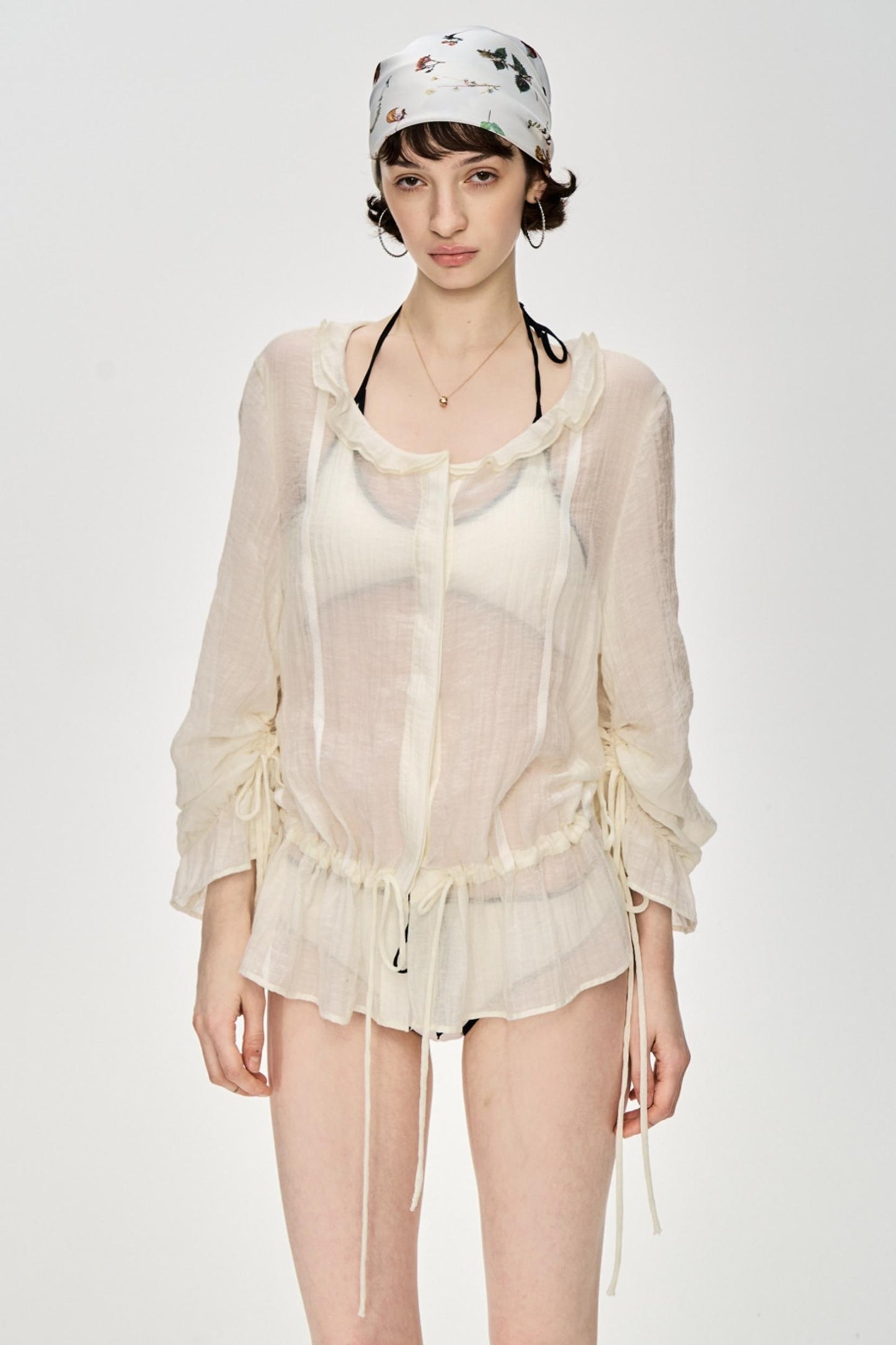 Exposed Clash Bra Top