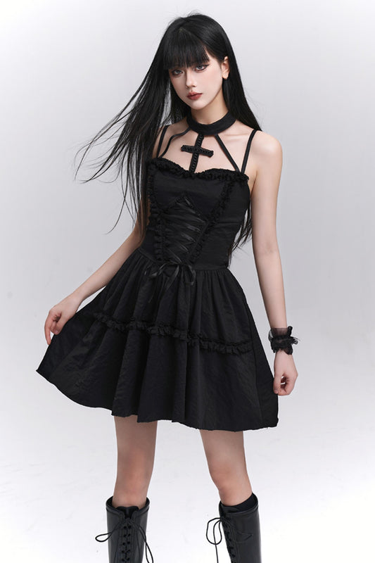 Gothic Halter Dress