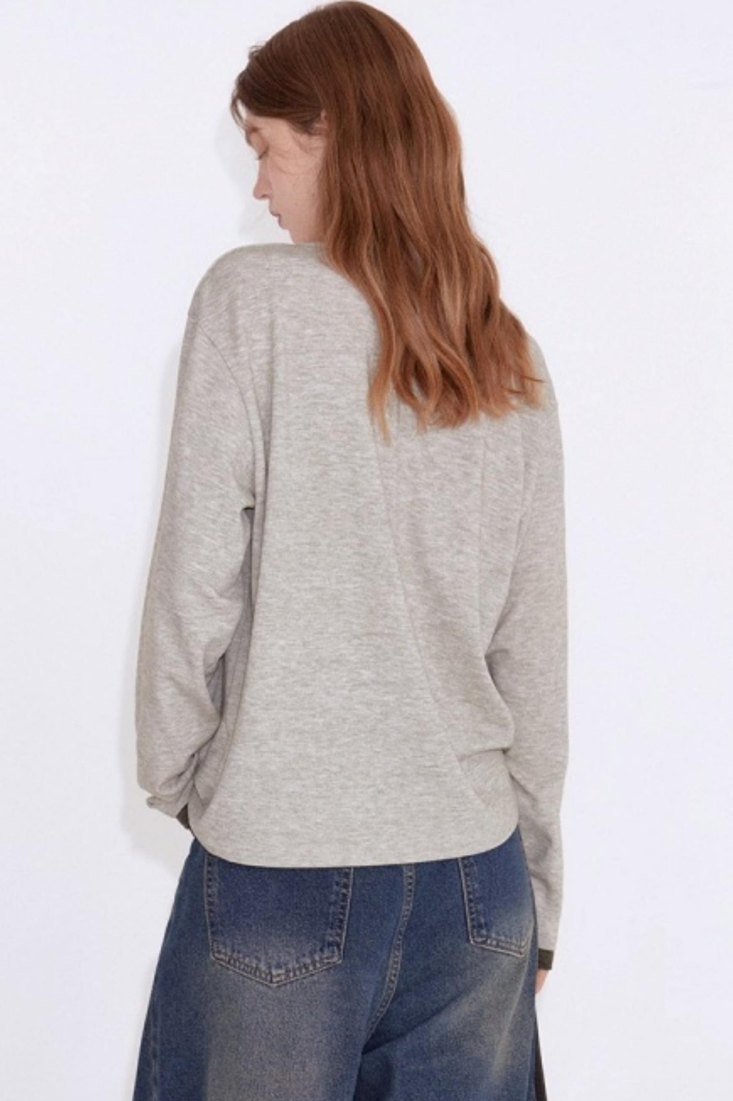 Color-Blocked Faux Sweater