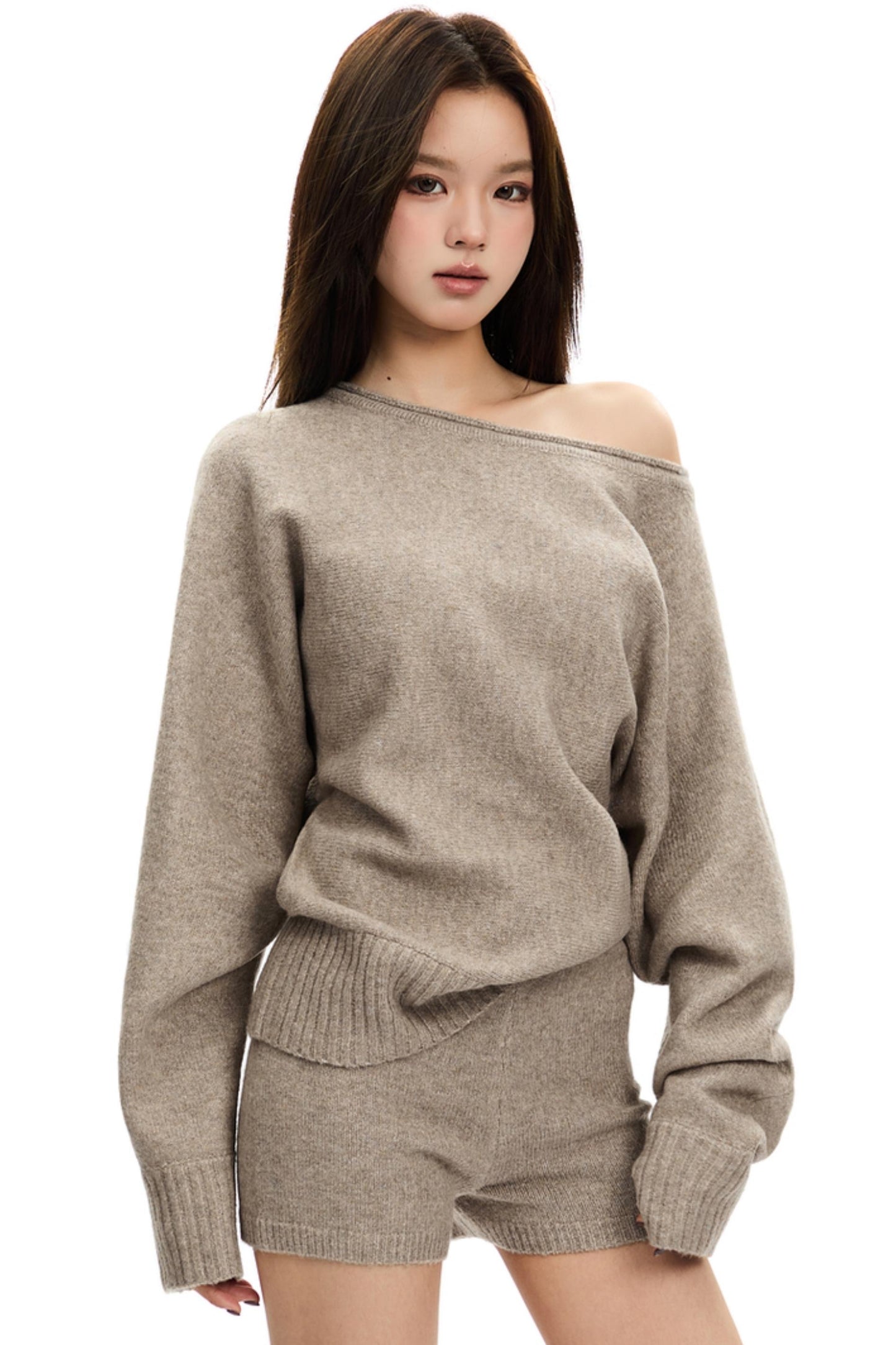 Cozyfit Slouchy Pullover Sweater Set-Up