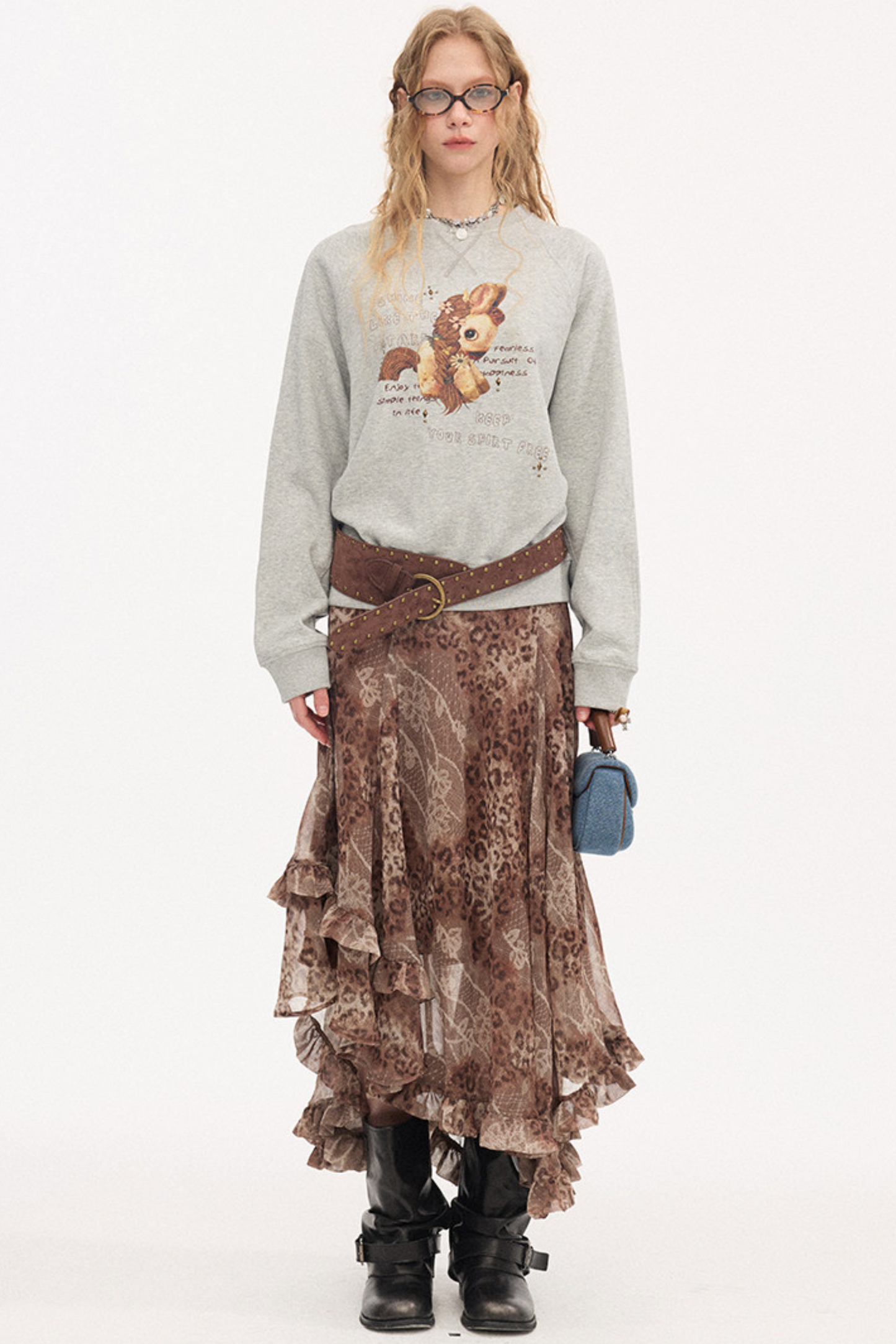 Blooming Now Strass-Pullover