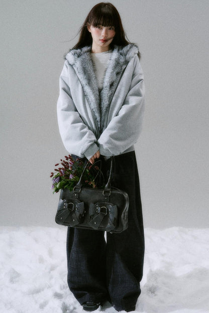 Casual Plush Reversible Jacket