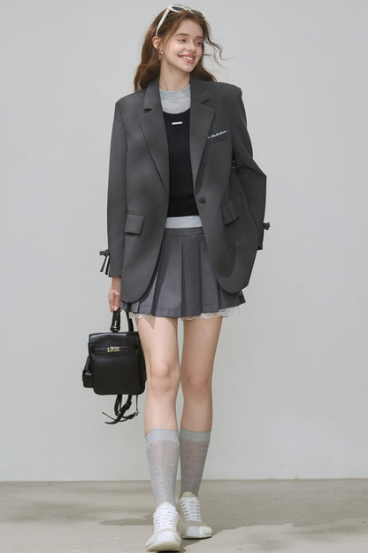 Gray Womens Blazer