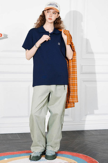 Embroidered Summer Polo Tee