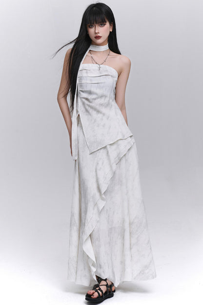 Summer Aesthetic Halter Skirt Set-Up