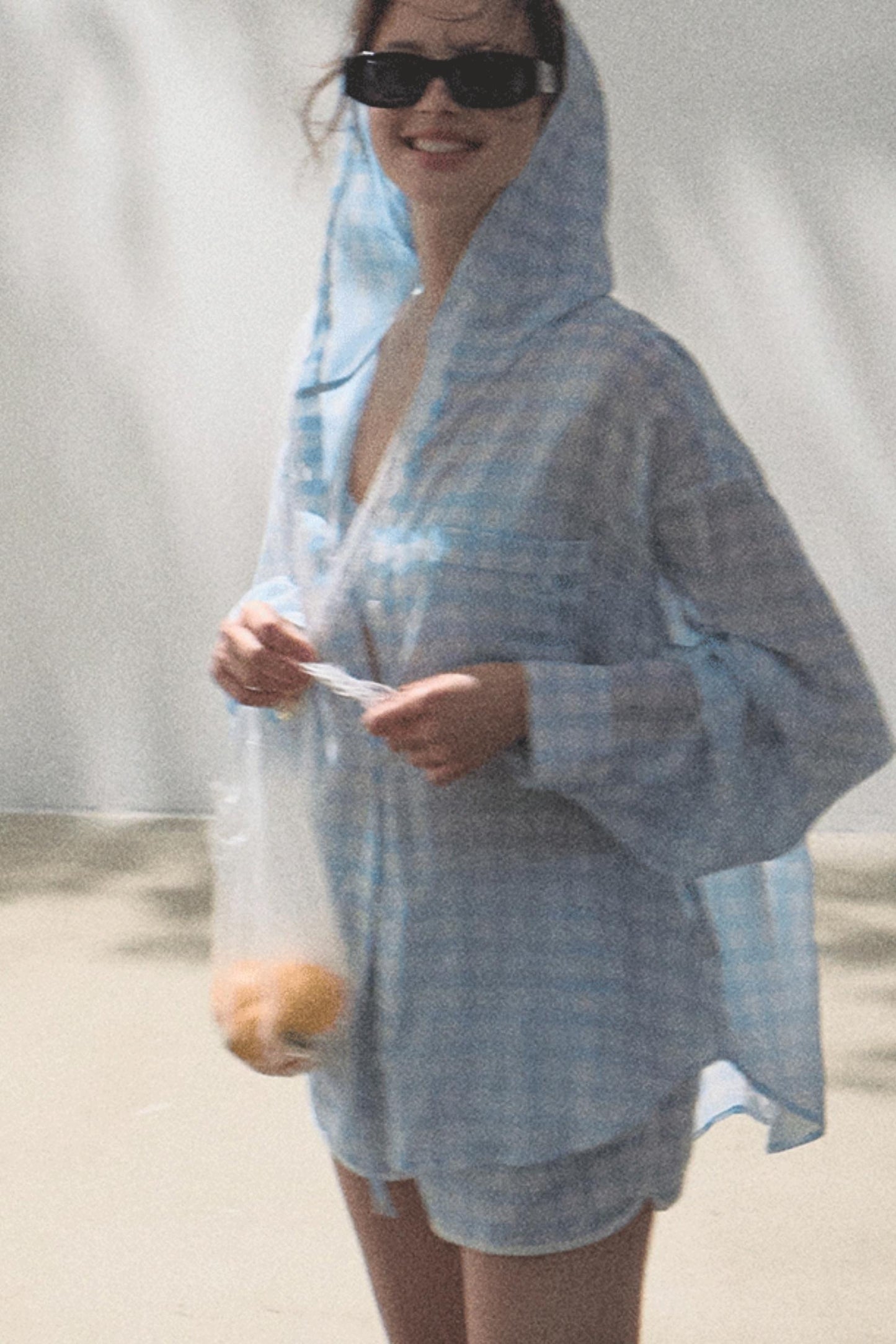 Sun Plaid Shirt & Shorts Set-Up