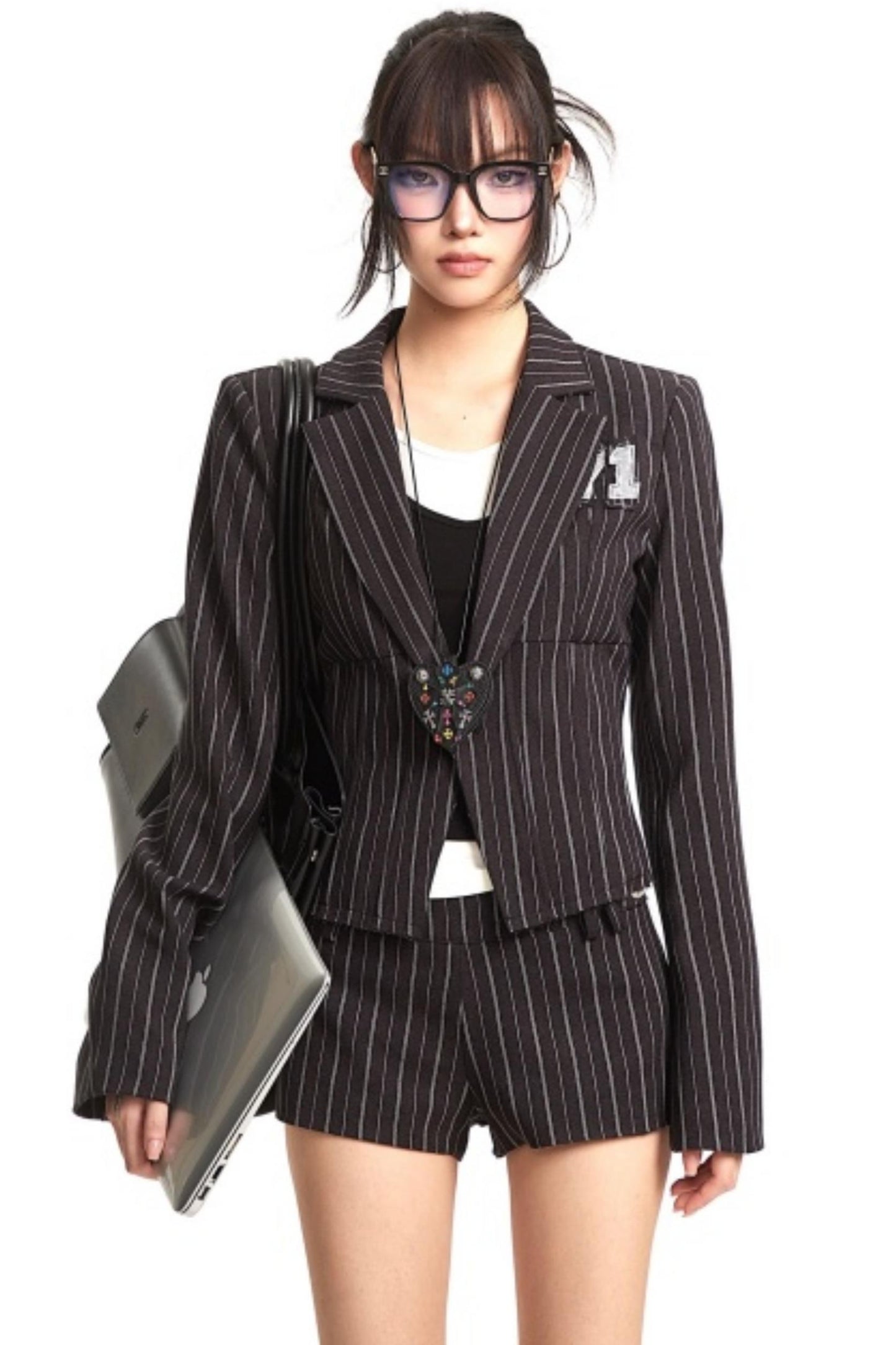 Striped Vintage Blazer Set-Up