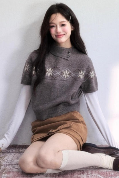 Vintage Suede Winter Skirt