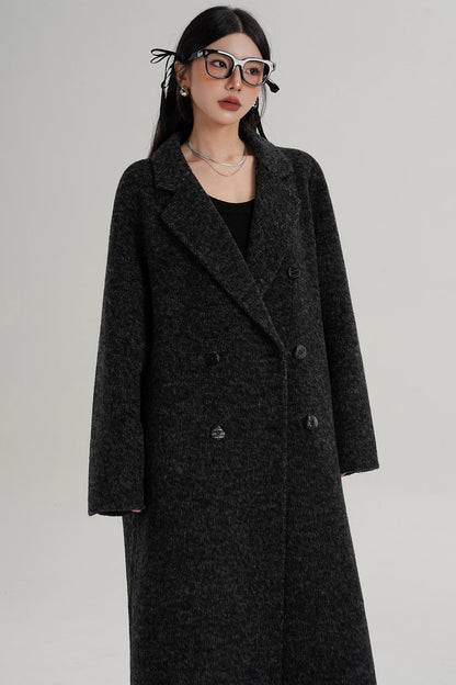 Textured Wool Suit Coat