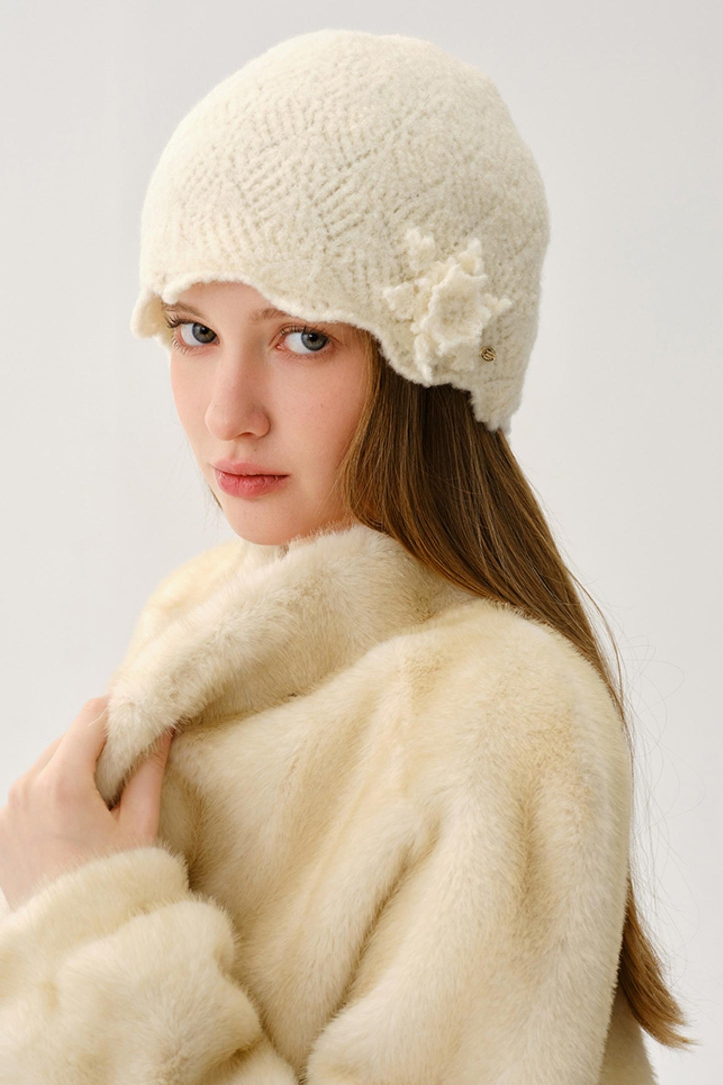 Romantic Spectrum Snowflake Wool Hat