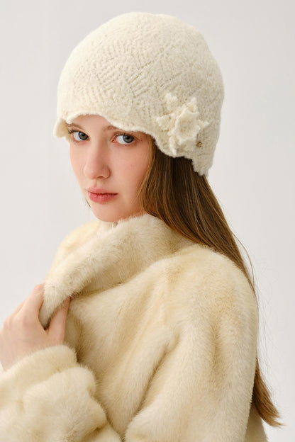 Romantic Spectrum Snowflake Wool Hat