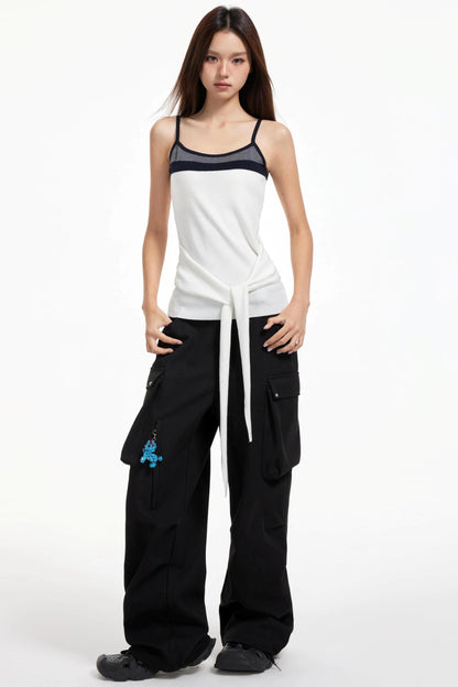 Cargo Wide-Leg Pants