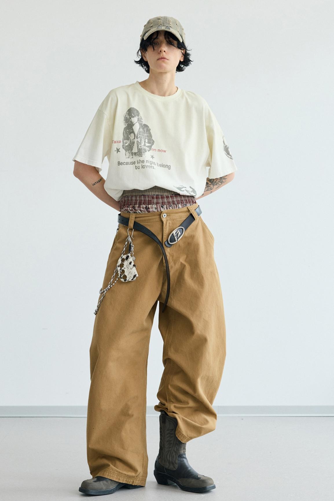 Vintage Gradient White Tee